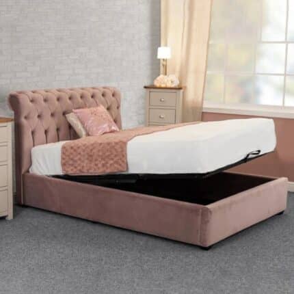 سرير - سحارة ميكانيزم-ألوان متعددة- مقاسات متعددة - W-409