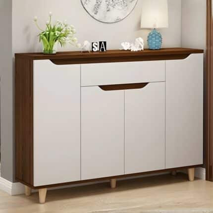 جزامة ، أبيض وبني داكن - W-425