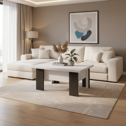 ترابيزة قهوة بميكانزم سفرة _ W-731