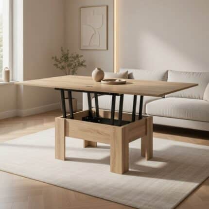 ترابيزة قهوة بميكانزم سفرة _ W-732